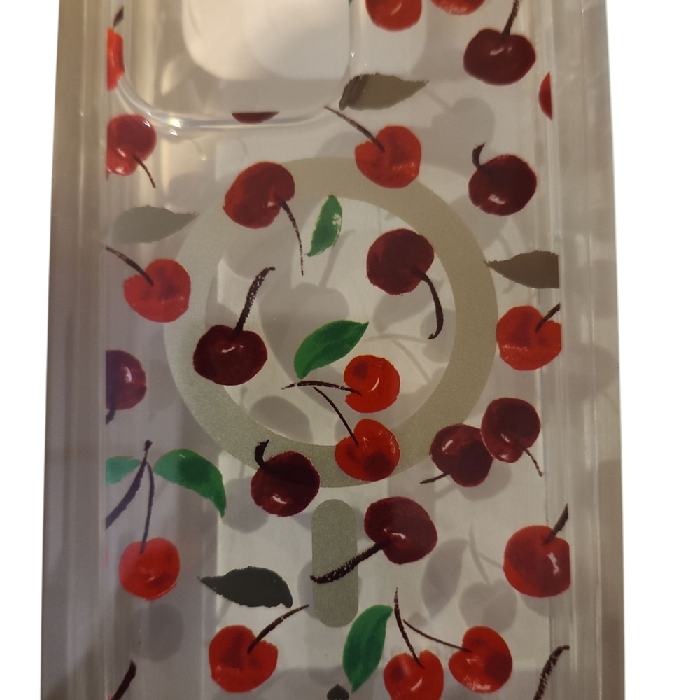 NWT Kate Spade Apple Design MagSafe IPHONE 15 PRO MAX Compatible Cellphone Case - Picture 3 of 4